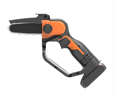 20V 5&quot; strumenti elettrici della batteria del litio del giardino tenuto in mano della motosega con il doppio commutatore di serratura