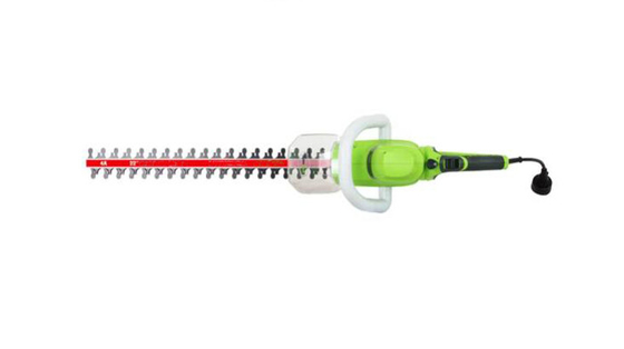 Cesoia per tagliare le siepi elettrica del giardino legato con corde a 22 pollici di Palo di 4 amp 14mm una rotazione di 180 gradi