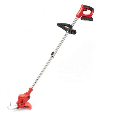 tagliatrice tenuta in mano telescopica elettrica dell'erba della falciatrice da giardino dell'annuncio pubblicitario del litio di 24V 450w