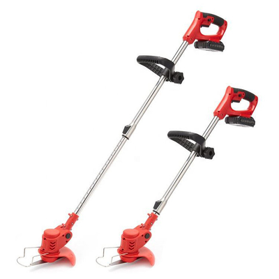 tagliatrice tenuta in mano telescopica elettrica dell'erba della falciatrice da giardino dell'annuncio pubblicitario del litio di 24V 450w