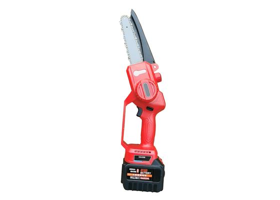 motosega 4 del litio della batteria 12V - apparecchi elettrici manuali a 6 pollici per i rami di albero e di legno
